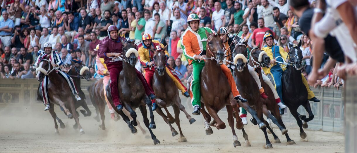 Wyścigi konne Il Palio w Sienie