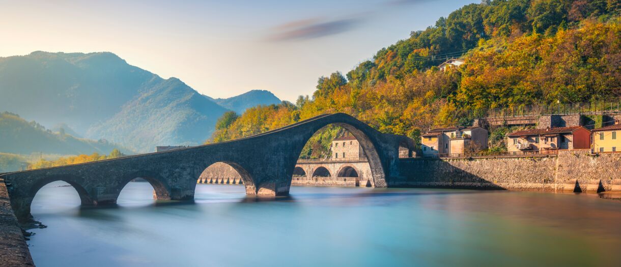 Diabelski Most Borgo a Mozzano w Toskanii