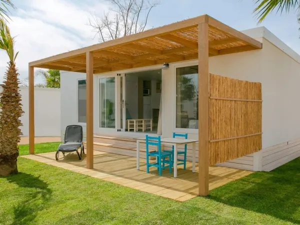 Widok z przodu strefy Premium domu mobilnego Roan.