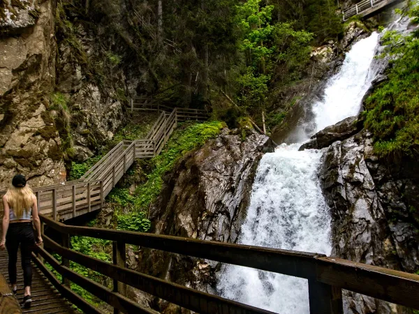 Bärenschützklamm w pobliżu kempingu Roan Bella Austria.