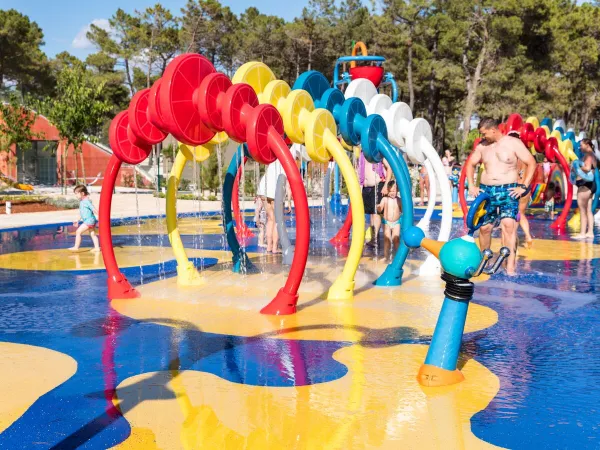 Spraypark na kempingu Roan w Zaton Holiday Resort.