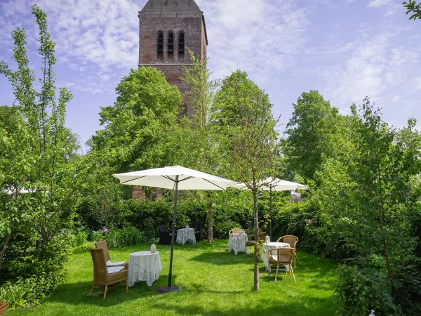 Ogród herbaciany w Wijckel na kempingu Roan Marvilla Parks Friese Meren.