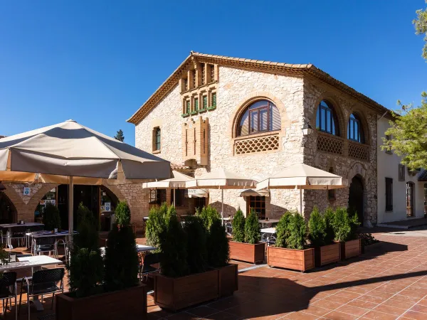 Restauracja na kempingu Roan Vilanova Park.