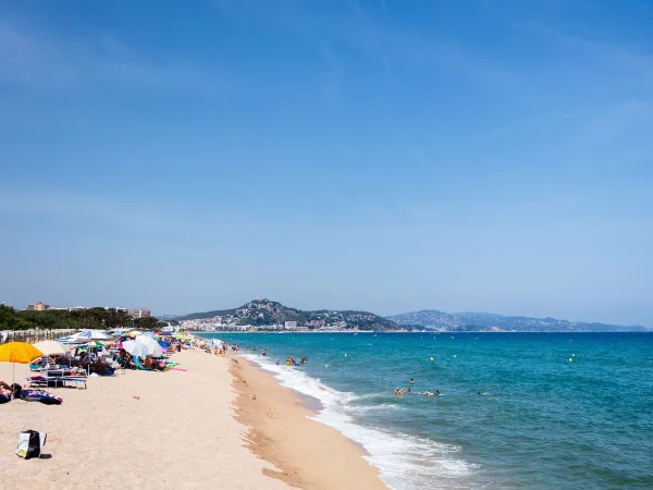 Część plaży na kempingu Roan Bella Terra.