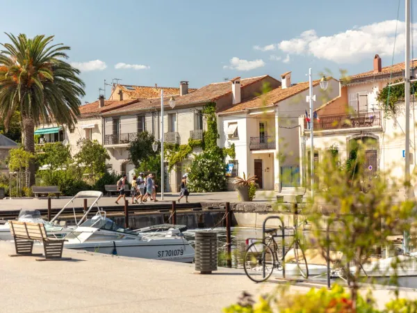 Dzielnica Vias Plage w pobliżu kempingu Roan Méditerranée Plage.