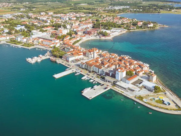 Miasto Umag w pobliżu kempingu Roan Stella Maris.