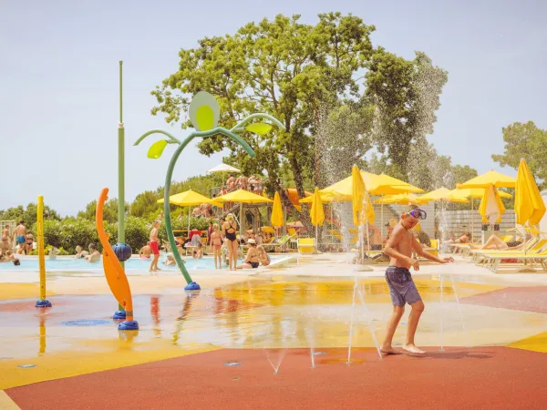 Spraypark na kempingu Roan Lanterna.