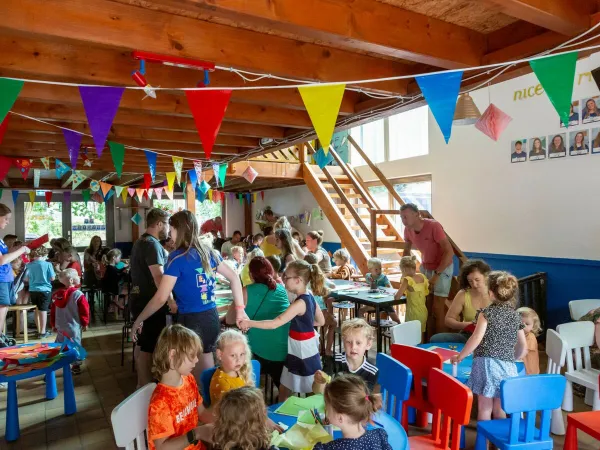 Mini klub na kempingu Roan hu Birkelt village.