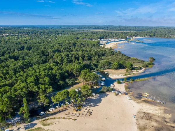 Plaża na kempingu Roan Mayotte Vacances.