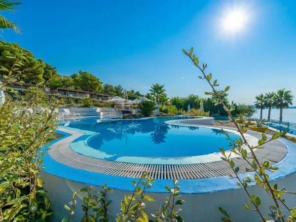 Basen na kempingu Roan Amadria Park Trogir.