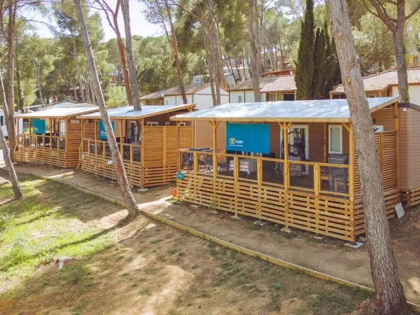 Domki mobilne Premium Lounge na kempingu Roan Internacional de Calonge.