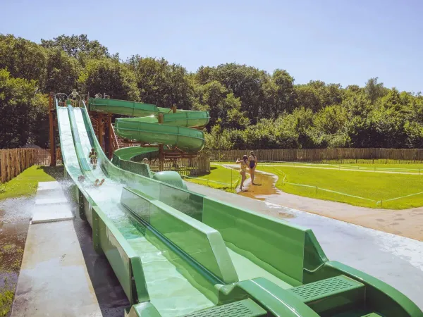 Zjeżdżalnie na kempingu Roan Marvilla Parks Kaatsheuvel.