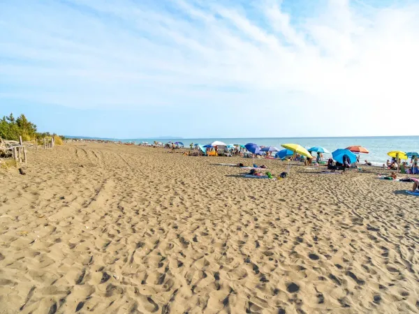 Plaża na kempingu Roan Del Forte.