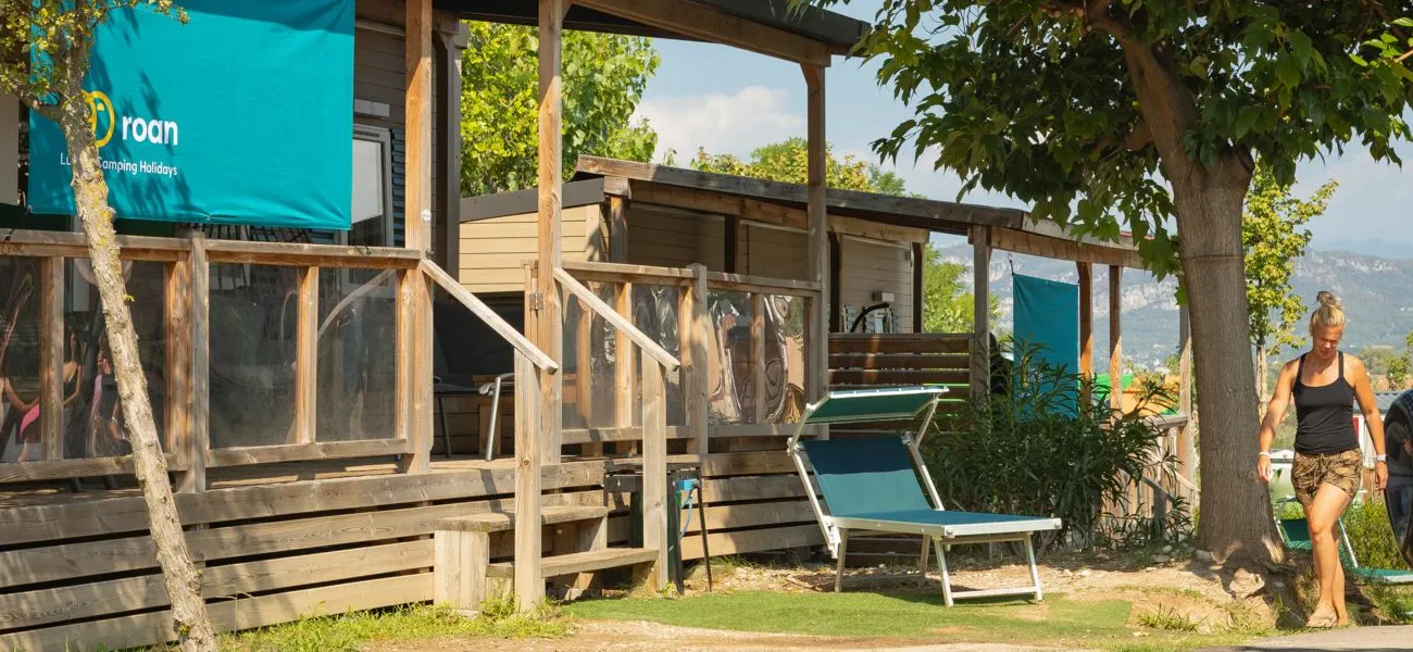 Luksusowy mobile home Roan na campingu