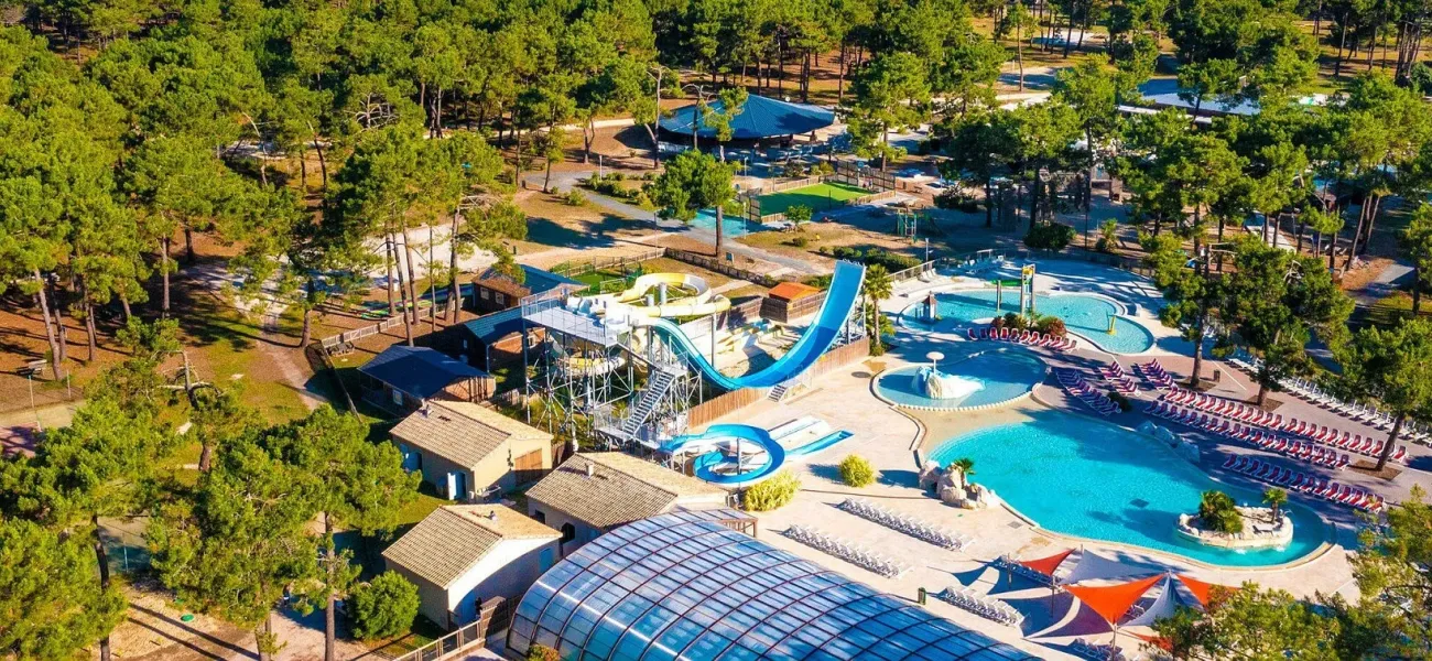 Camping Atlantic Club Montalivet w Gironde.