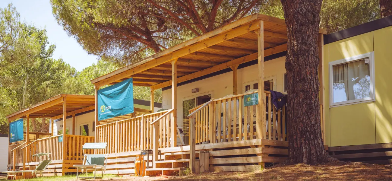 Luksusowy mobile home Roan na kempingu BiVillage.