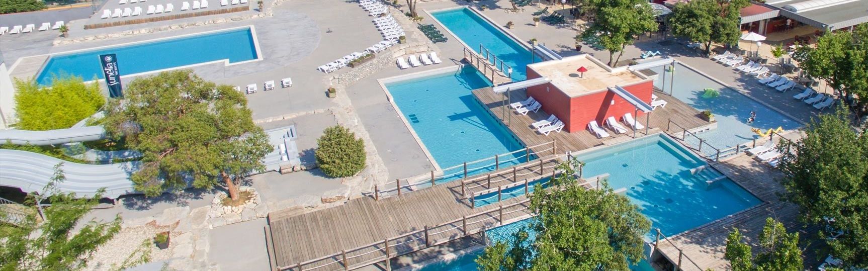 Baseny na campingu Aluna Vacances we Francji