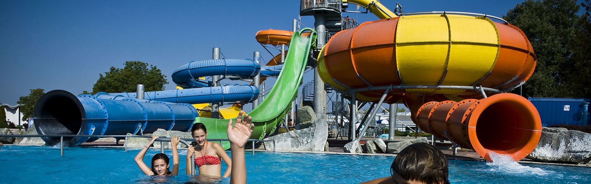Baseny na campingu Terme Catez w Słowenii