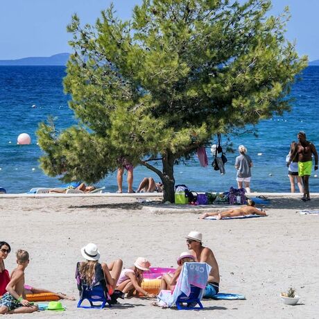 Kemping Chorwacja piaszczysta plaża
