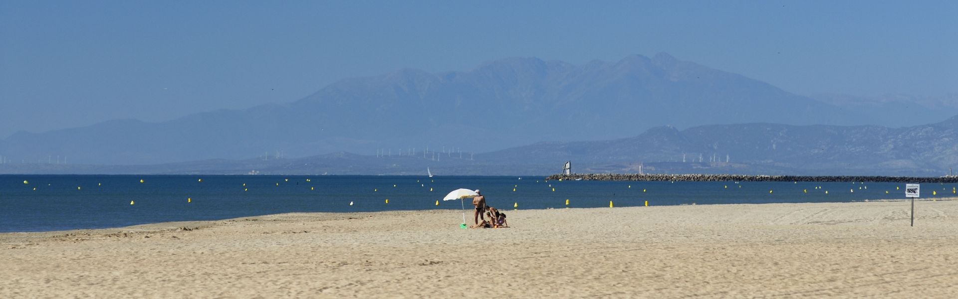 plaża w Valras-Plage